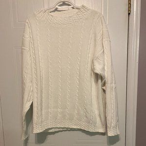 Rino Rossi  Women's White Sweater Large